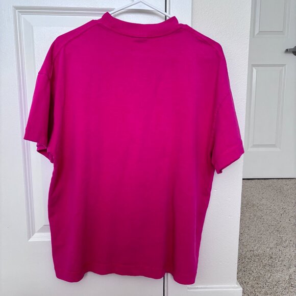 Bright Pink Lilbetter T-Shirt Size Small Try a Lil Harder to be a Little Better - Picture 4 of 4